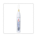 uni Permanent Marker, Broad Chisel Tip, White