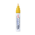 uni Permanent Marker, Broad Chisel Tip, Yellow