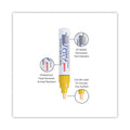 uni Permanent Marker, Broad Chisel Tip, Yellow