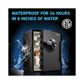 Sentry Fire-Safe with Combination Access, 2 cu ft, 18.6w x 19.3d x 23.8h, Black