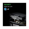 Sentry 1200 Series Fire Chest, 0.18 cu ft, 14.3w x 11.2d x 6.1h, Black