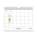 Blue Sky Enterprise Wall Calendar, Enterprise Geometric Artwork, 15 x 12, White/Gray Sheets, 12-Month (Jan to Dec): 2023