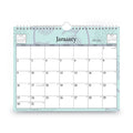 Blue Sky Rue Du Flore Wall Calendar, Rue du Flore Artwork, 11 x 8.75, White/Jade/Lavender Sheets, 12-Month (Jan to Dec): 2023
