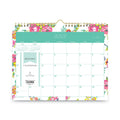 Blue Sky Day Designer Peyton Academic Wall Calendar, Floral Artwork, 11 x 8.75, White Sheets, 12-Month (July-June): 2022-2023