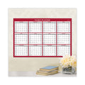 Blue Sky Classic Red Laminated Erasable Wall Calendar, Classic Red Artwork, 48 x 32, White/Red/Gray Sheets, 12-Month (Jan-Dec): 2023