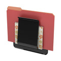 deflecto Stand Tall Wall File, Legal/Letter/Oversized Size, 9.25" x 10.63", Black