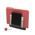 deflecto Stand Tall Wall File, Legal/Letter/Oversized Size, 9.25" x 10.63", Black