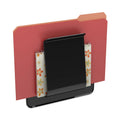 deflecto Stand Tall Wall File, Legal/Letter/Oversized Size, 9.25" x 10.63", Black