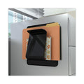 deflecto Stand Tall Wall File, Legal/Letter/Oversized Size, 9.25" x 10.63", Black