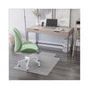 deflecto EconoMat All Day Use Chair Mat for Hard Floors, Lip, 46 x 60, Low Pile, Clear