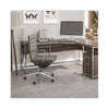 deflecto SuperMat Frequent Use Chair Mat, Medium Pile Carpet, 60 x 66, L-Shape, Clear