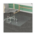 deflecto SuperMat Frequent Use Chair Mat for Medium Pile Carpet, 36 x 48, Rectangular, Clear