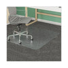 deflecto SuperMat Frequent Use Chair Mat, Med Pile Carpet, Roll, 45 x 53, Rectangular, Clear
