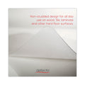 deflecto EconoMat All Day Use Chair Mat for Hard, Lip, 36 x 48, Low Pile, Smooth, Clear