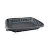 Pactiv Evergreen EarthChoice Entree2Go Takeout Container, 48 oz, 11.75 x 8.75 x 1.61, Black, Plastic, 200/Carton