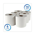 Scott Essential Roll Control Center-Pull Towels, 1-Ply, 8 x 12, White, 700/Roll, 6 Rolls/Carton