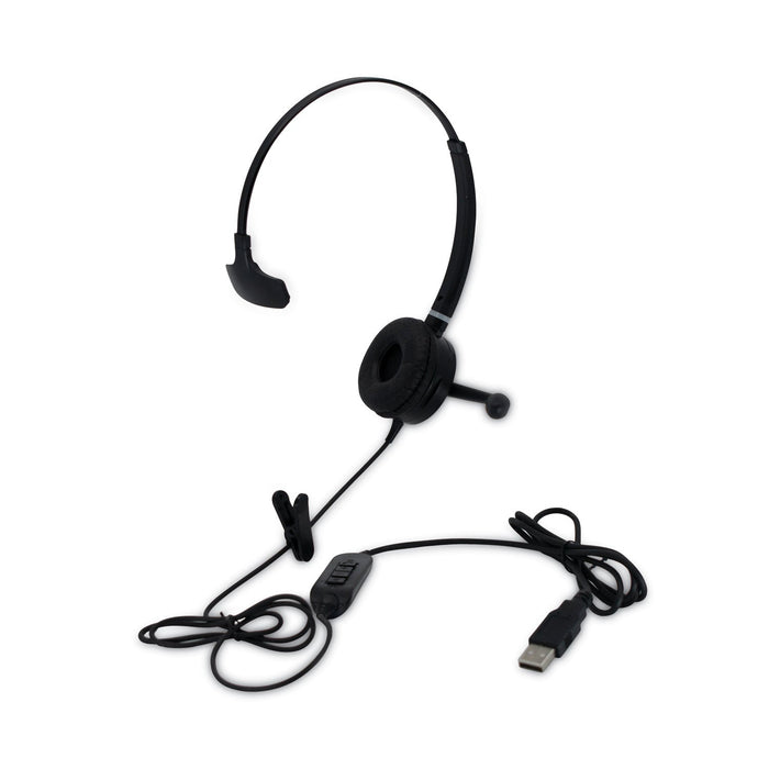 Spracht USB Headset, Monaural, Over The Head