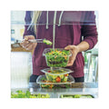 World Centric PLA Rectangular Deli Container Lids, 4.8 x 5.9 x 0.3, Clear, Plastic, 900/Carton