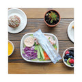 World Centric TPLA Compostable Cutlery, Knife/Fork/Spoon/Napkin, 6", White, 250/Carton