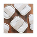 World Centric Fiber Lids for Fiber Containers, 7.8 x 10.1 x 0.5, Natural, Paper, 400/Carton