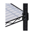 Alera Shelf Liners For Wire Shelving, Clear Plastic, 36w x 18d, 4/Pack