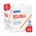 WypAll L40 Towels, 1/4 Fold, 12.5 x 12, White, 56/Box, 18 Packs/Carton