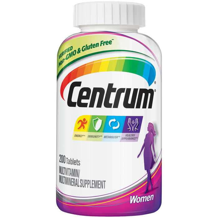 Centrum Women Multivitamin/Multimineral Dietary Supplement Tablets - 200ct by Pasteur Pharmacy
