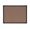 Universal Tech Cork Board, 24 x 18, Cork, Black Frame