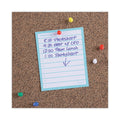 Universal Tech Cork Board, 24 x 18, Cork, Black Frame