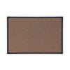 Universal Tech Cork Board, 36 x 24, Cork, Black Plastic Frame