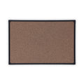 Universal Tech Cork Board, 36 x 24, Cork, Black Plastic Frame