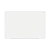Universal Frameless Glass Marker Board, 72" x 48", White