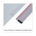 Universal Frameless Glass Marker Board, 72" x 48", White