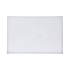 Universal Dry Erase Board, Melamine, 36 x 24, Satin-Finished Aluminum Frame