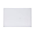 Universal Dry Erase Board, Melamine, 36 x 24, Satin-Finished Aluminum Frame