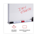 Universal Dry Erase Board, Melamine, 36 x 24, Satin-Finished Aluminum Frame