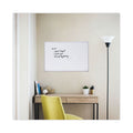 Universal Dry Erase Board, Melamine, 36 x 24, Satin-Finished Aluminum Frame
