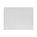 Universal Dry Erase Board, Melamine, 48 x 36, Satin-Finished Aluminum Frame