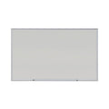 Universal Dry Erase Board, Melamine, 60 x 36, Satin-Finished Aluminum Frame