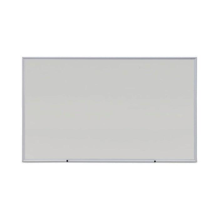 Universal Dry Erase Board, Melamine, 60 x 36, Satin-Finished Aluminum Frame