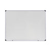Universal Dry Erase Board, Melamine, 48 x 36, White, Black/Gray Aluminum/Plastic Frame