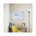 Universal Magnetic Steel Dry Erase Board, 36 x 24, White, Aluminum Frame