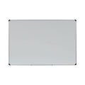 Universal Magnetic Steel Dry Erase Board, 72 x 48, White, Aluminum Frame