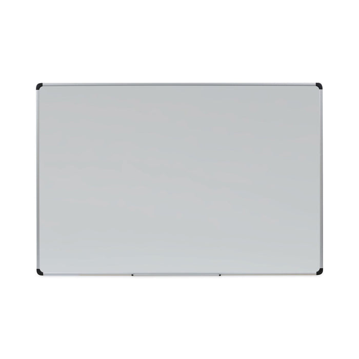 Universal Magnetic Steel Dry Erase Board, 72 x 48, White, Aluminum Frame