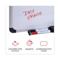 Universal Magnetic Steel Dry Erase Board, 72 x 48, White, Aluminum Frame