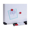 Universal Porcelain Magnetic Dry Erase Board, 48 x 36, White