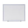 Universal Dry Erase Board, Melamine, 24 x 18, Aluminum Frame