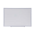 Universal Dry Erase Board, Melamine, 36 x 24, Aluminum Frame