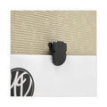 Advantus Wall Clips for Fabric Panels, 40 Sheet Capacity, Black, 50/Box