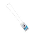 Advantus ID Badge Holder Chain, Metal Ball Chain Fastener, 36" Long, Nickel Plated, 100/Box